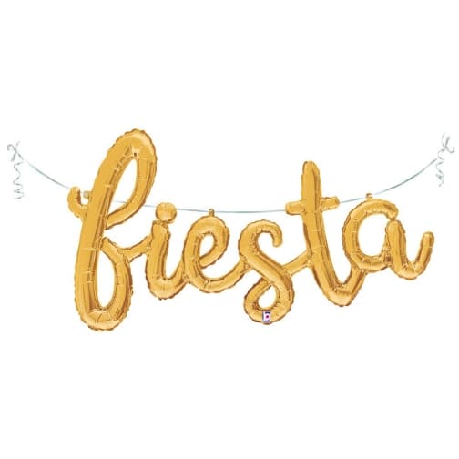 Betallic 53" Fiesta Script Balloons (AIR-FILL ONLY)